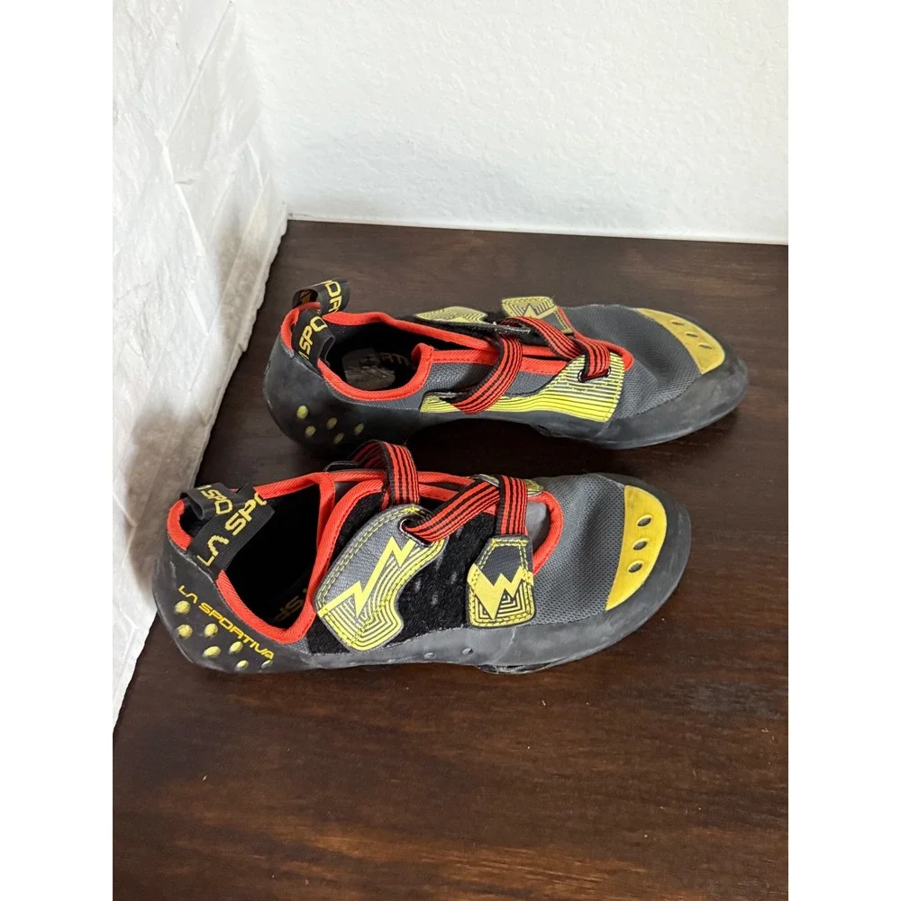 La Sportiva OxyGym Climbing Shoes Carbon Flame EUR 45 US Men 11.5